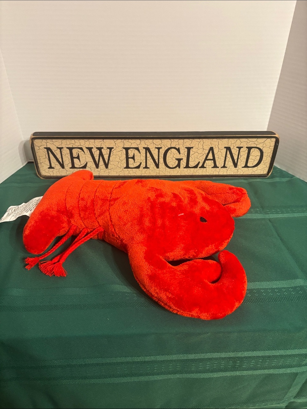 Red Plush Lobster Decorative Accent